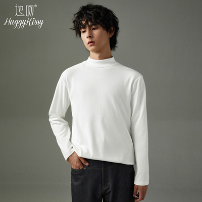 HuggyKissy男士打底衫双面德绒