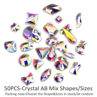 新品120pcs/Box Better DMC Quality Fancy Shapes Crystal AB Ho