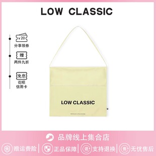 【现货】韩国low classic帆布包迪丽热巴lowclassic帆布袋斜挎包