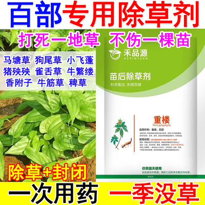 百部苗后除草剂百部专用除草剂禾阔双除不伤百部马塘牛筋草狗尾草