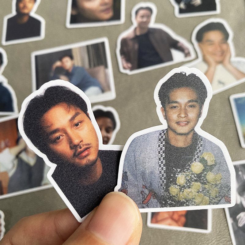 张国荣手账 哥哥珍藏写真贴纸素材 小哥应援周边贴画手机行李箱贴