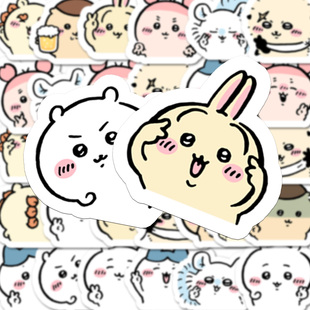 chiikawa吉伊乌萨奇小八栗子馒头 海獭师傅 狮萨 莫莫咖 古本贴纸