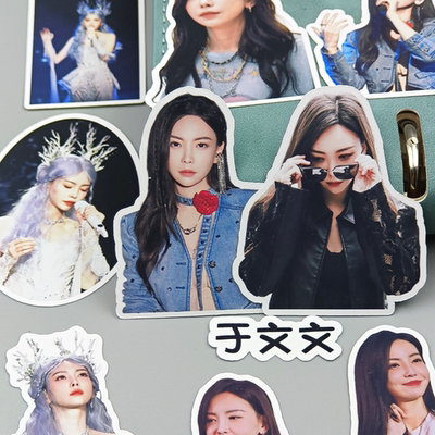 于文文应援周边贴纸英年早婚女主饰演单人ins风装饰diy手机壳贴画