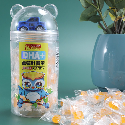 知合堂蓝莓叶黄素软糖玩具软糖