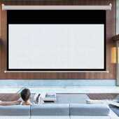 电动升降幕布投影家用投影布自动升降投影仪幕布电动投影幕布家用