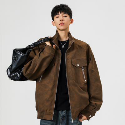 吾一白awhite男生高街工装夹克