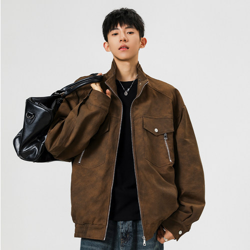 吾一白awhite男生高街工装夹克