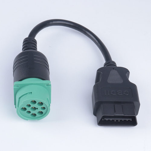 适用于OBD216pin公头转9重卡专用