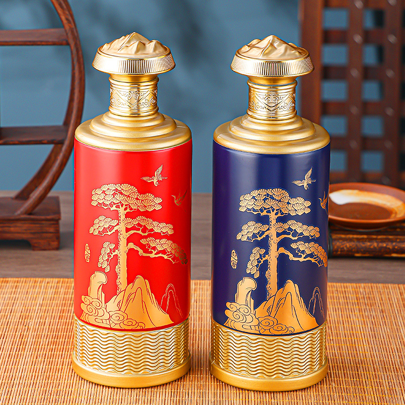 酒瓶空瓶高档密封玻璃500ml一斤