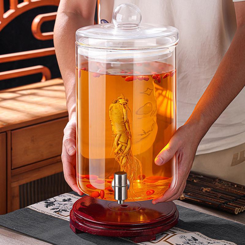 泡酒玻璃瓶带龙头高档密封大容量鹿茸人参养生专用酒桶酒坛酒罐子,厨房/烹饪用具,泡酒瓶,淘宝优惠券,粉丝福利购,淘宝优惠卷