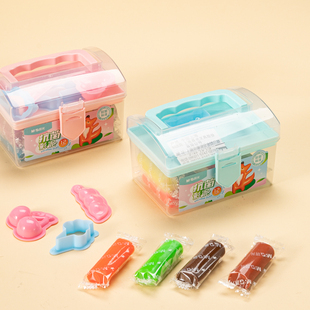 晨光彩泥儿童食品级幼儿园专用橡皮泥超轻粘土12色DIY模具装040D1