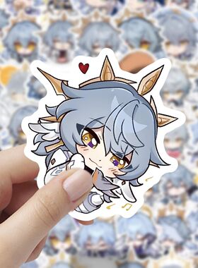 60张星期日与知更鸟贴纸高颜值卡通可爱装饰手机壳笔记本防水贴画