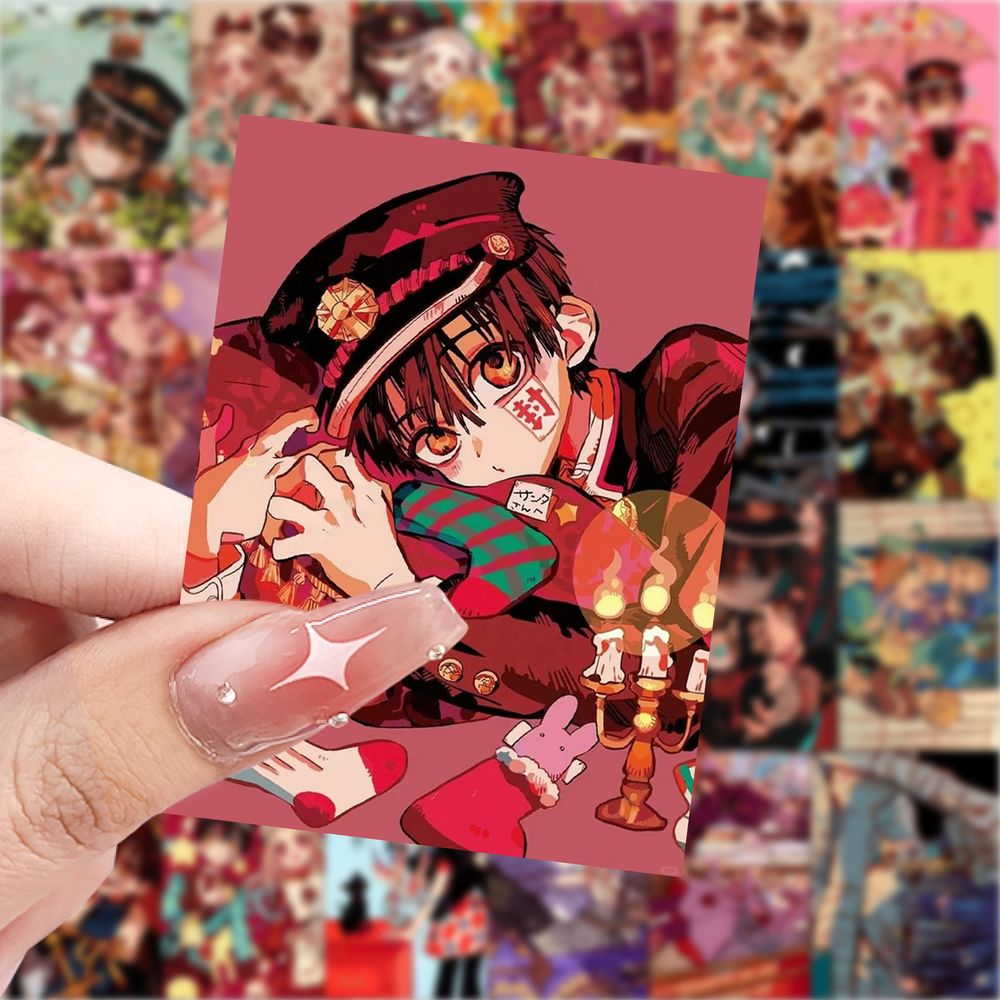 63张地缚少年贴纸动漫周边可爱卡通装饰手机壳笔记本电脑防水贴画