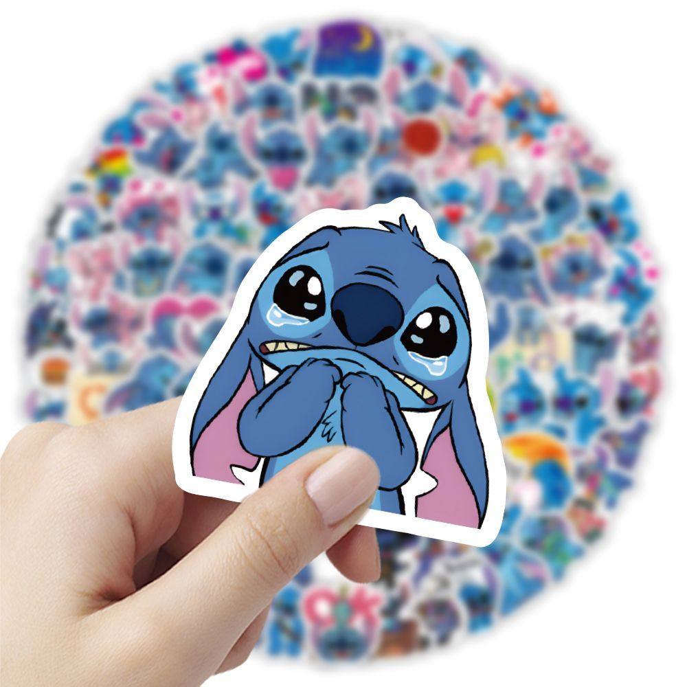 240张史迪仔可爱星际宝贝手机贴纸卡通贴画手账防水笔记本diy装饰