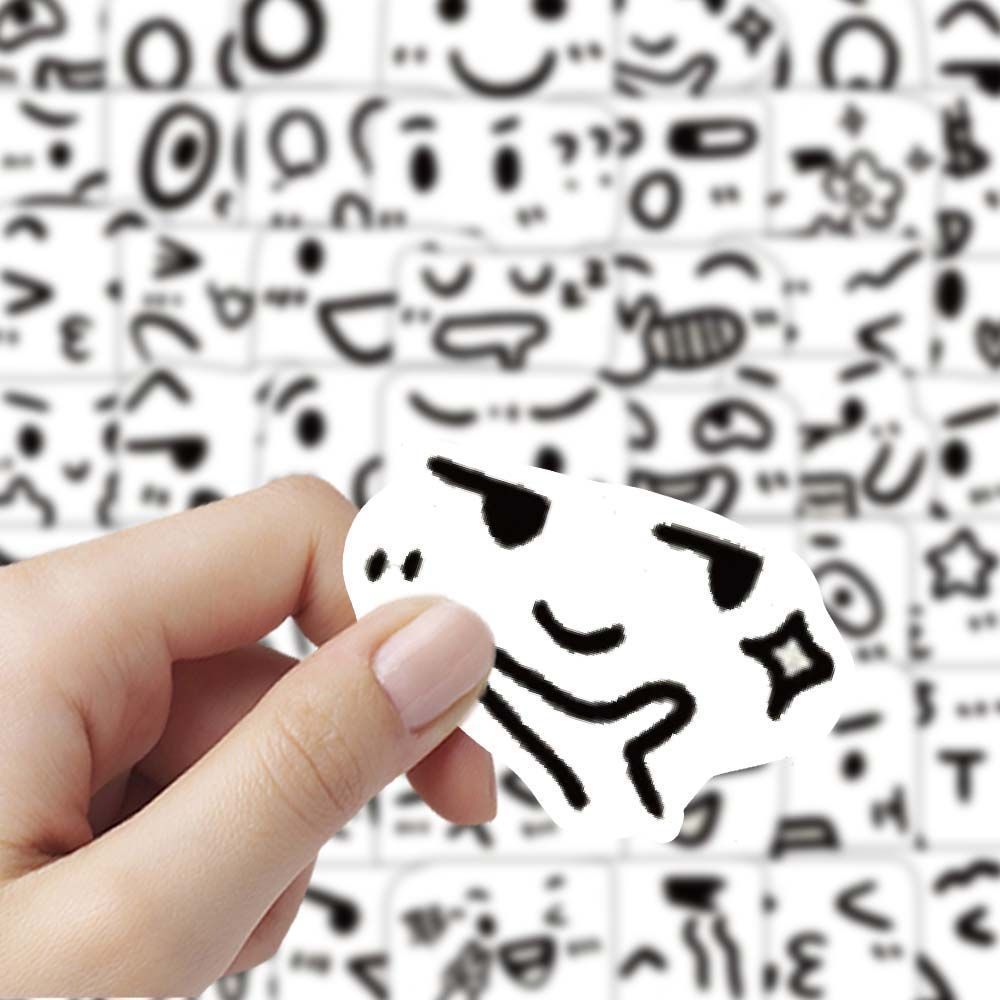 简单小表情包贴画卡通治愈可爱创意贴纸diy手机电脑笔记本装饰图图片
