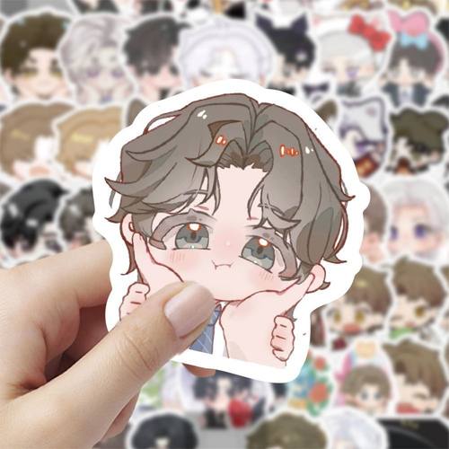 120张世界之外Q版卡通可爱贴纸DIY装饰手机桌面笔记电脑防水贴画