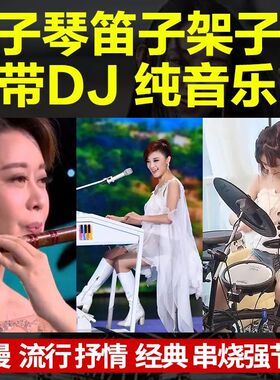 纯音乐车载u盘电子琴迪音架子鼓dj合奏曲抖音同款重低音伴奏优盘