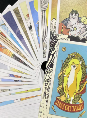 【现货】 Stray cat tarot 流浪猫塔罗牌泛维特系复刻牌