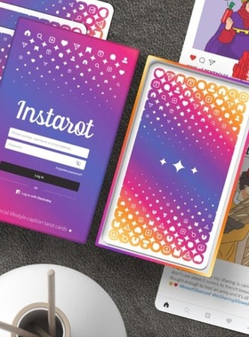Ins tarot 社媒塔罗牌ins趣味卡罗牌泛伟特维特系新手友好复刻牌