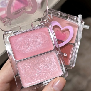 水光肌拿捏!元气法则水光膏双色双拼腮红膏高光眼颊两用02光泽感