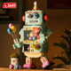 JAKI佳奇积木扭蛋机器人益智拼装玩具男女孩儿童生日礼物模型摆件