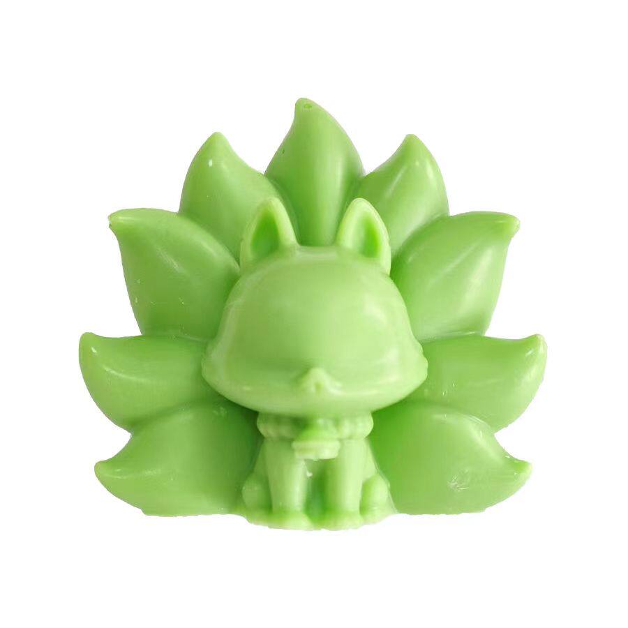 小狐狸形状巧克力水果味卡通巧克力九尾狐可食用糖果送女友礼物