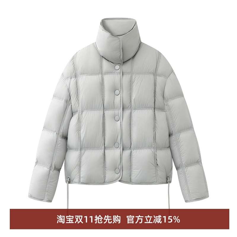 2025冬季新白鸭绒短款羽绒服