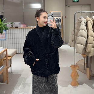 【商场同款】25冬新品羽绒服女新中式盘扣BC10360