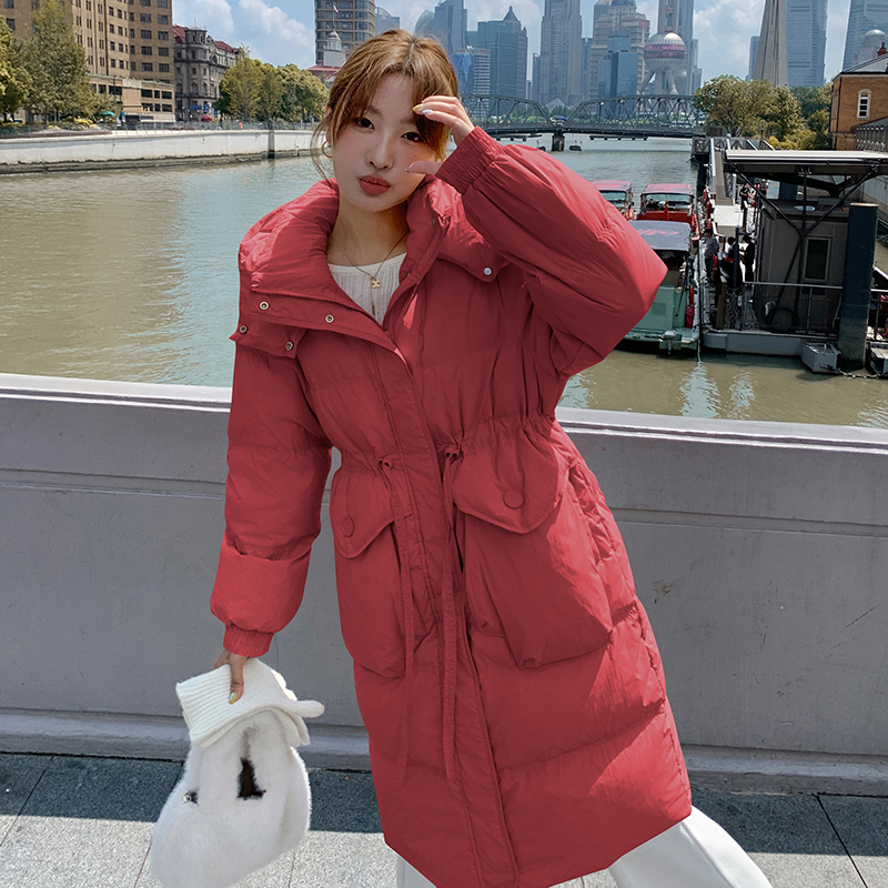 【现货】韩版宽松显瘦中长款加厚羽绒服ZB111-8863-P225-K328，女装羽绒服，浙宝B馆111（原065）