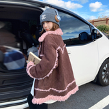 现货！！黑色下架！羊卷毛拼色加厚皮毛一体外套-8875-P205-K308，女装棉衣/棉服，浙宝B馆111（原065）