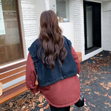 现货！！轻薄款大码牛仔拼接假两件棉衣外套ZB111-8870-P215-K318，女装棉衣/棉服，浙宝B馆111（原065）