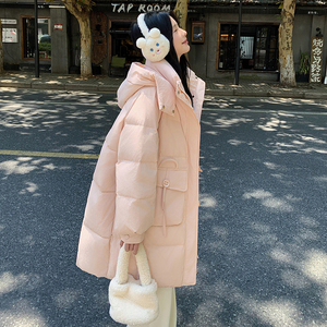 档口现货！【咖色下架】设计感中长款羽绒服ZB111-8861-P225-K328