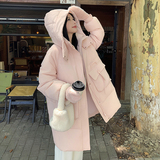 档口现货！【咖色下架】设计感中长款羽绒服ZB111-8861-P225-K328,女装羽绒服,浙宝B馆111（原065）,