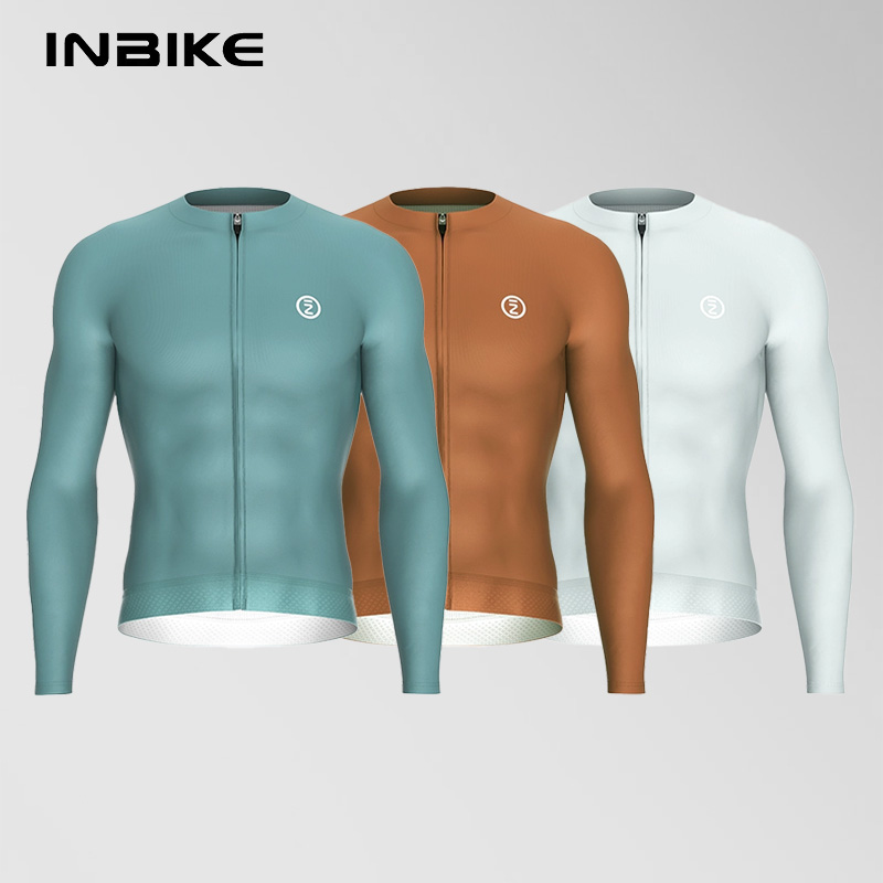 兰帕达inbike骑行服春夏季长袖男款公路自行车上衣骑行裤套装速干