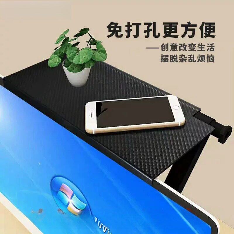 电视机顶盒置物架免打孔电脑