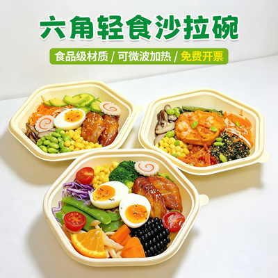 轻食沙拉碗高颜值一次性便当饭盒