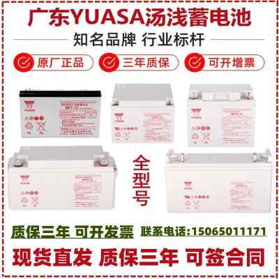 YUASA汤浅铅酸蓄电池NP12V100/12/24/38/65/85/120/150/200AH备用