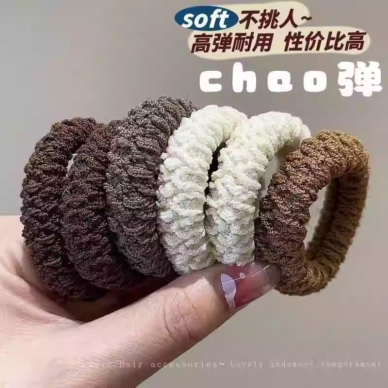 新款加厚加粗发饰加宽橡皮筋发圈