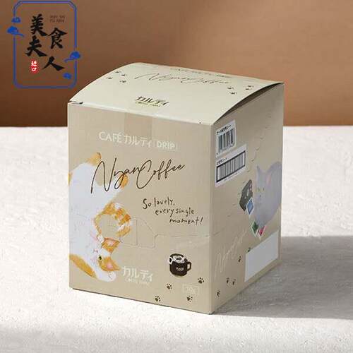 日本 kaldi 限定 猫猫 Nyan coffee 挂耳 咖啡 1杯10g 中煎 黑咖