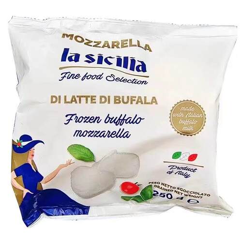 意大利进口辣西西里水牛奶酪 Buffalo Mozzarella 125g*2披萨芝士