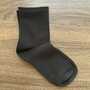 日本羊毛袜女混纺客供面料冬季 少量福利 纯棉中筒袜