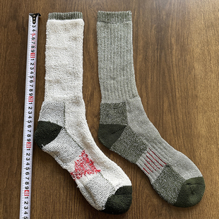 60merino美利奴羊毛男袜子薄款毛圈户外登山徒步骑行露营保暖袜男