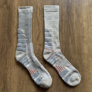 70merino wool美利奴羊毛袜子男任意毛圈户外徒步登山运动袜高筒