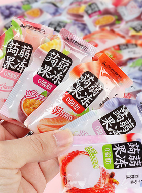 好来屋蒟蒻果冻魔芋吸吸果板果冻小包装零食儿童健康零食