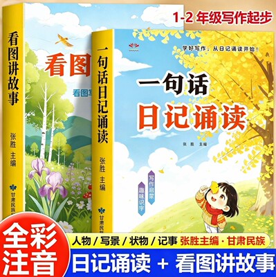 一句话日记诵读看图讲故事
