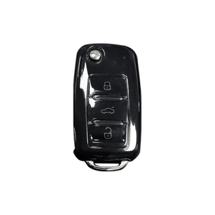 适用大众桑塔纳钥匙套速腾朗逸宝来polo高尔夫8探岳扣透明保护壳