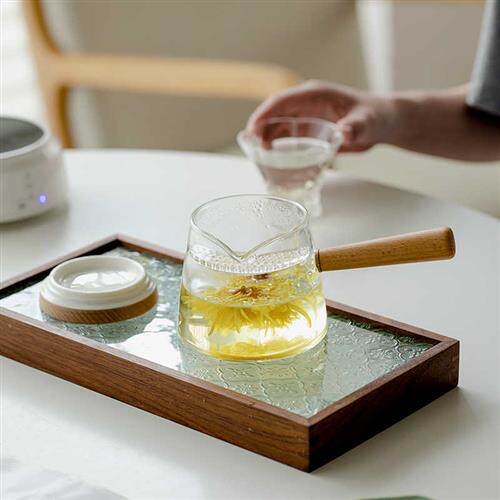 拓土电陶炉玻璃煮茶器套装家用迷你烧水茶炉耐高温玻璃泡茶急须壶