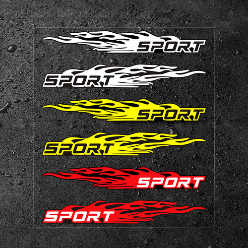 汽车长条sport贴纸个性