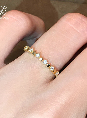 极细简约轻奢日系时尚指环指圈