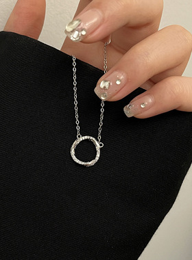 纯银莫比乌斯项链女款高级感